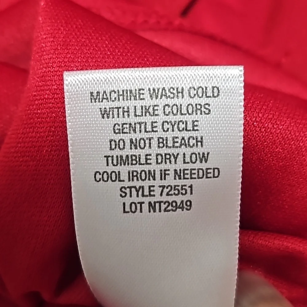 ✨️Gorgeous Dress Barn Red Hot Dress Size 10 - Picture 8 of 14